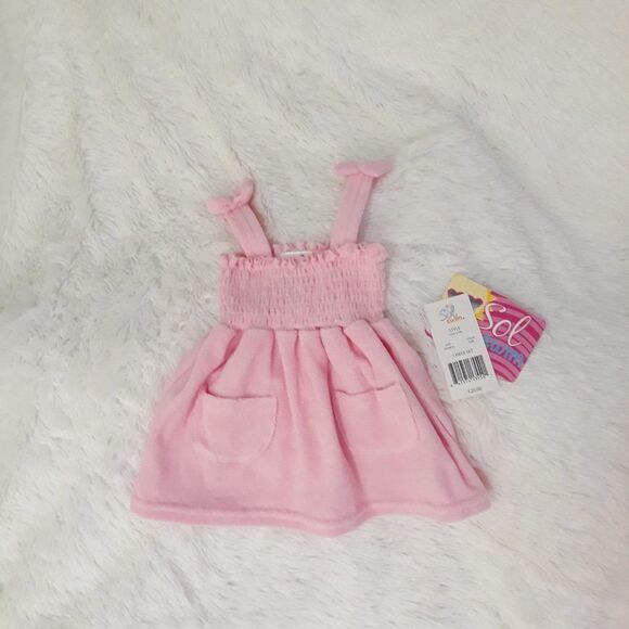 Sol Swim Baby Girl Swimwear Dress (3-6M) Pink ~ NEW!!! - Picture 3 of 4